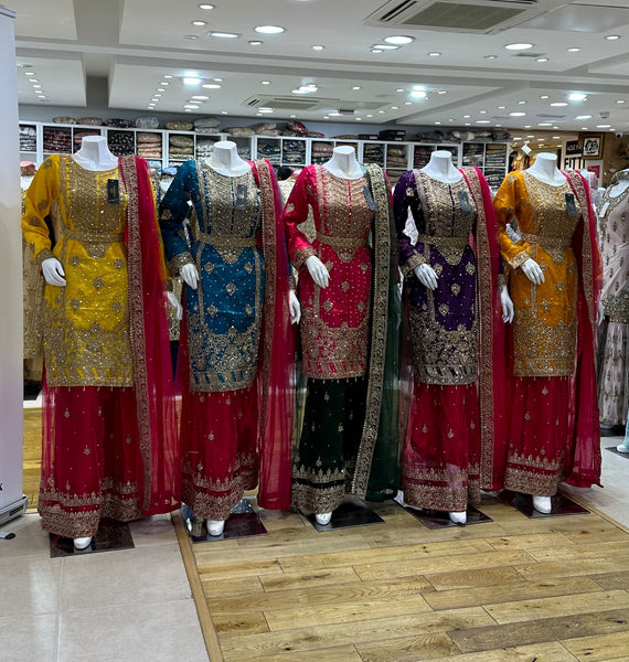 Mehndi Design Palazzo Suits 182