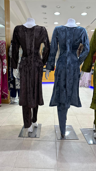 Embossed Velvet Dress GL100