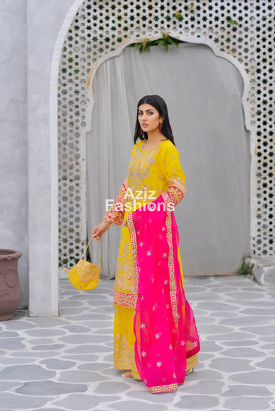 Mehndi Palazzo Suit 325