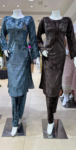 Embossed Velvet Dress GL100