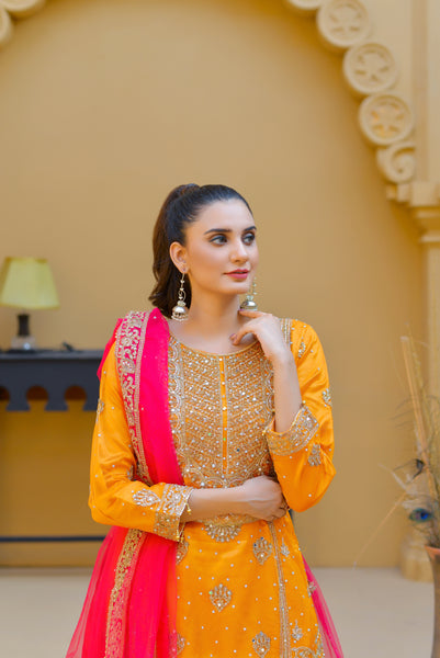 Mehndi Design Palazzo Suits 182