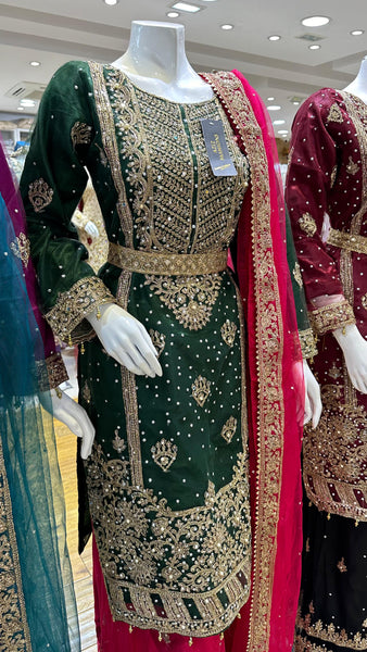 Mehndi Design Palazzo Suits 182