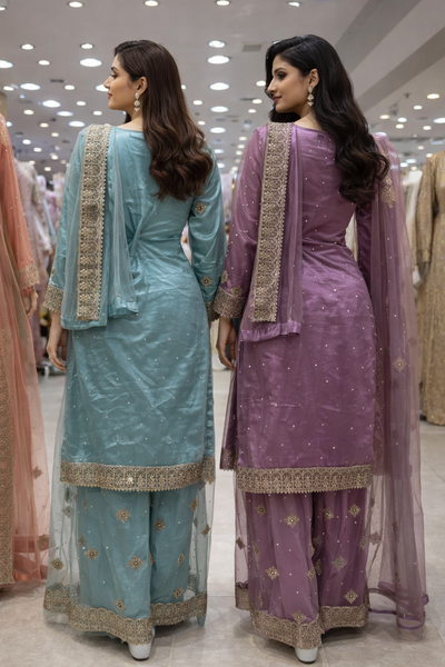 Net Blochi Palazzo Suits 2222