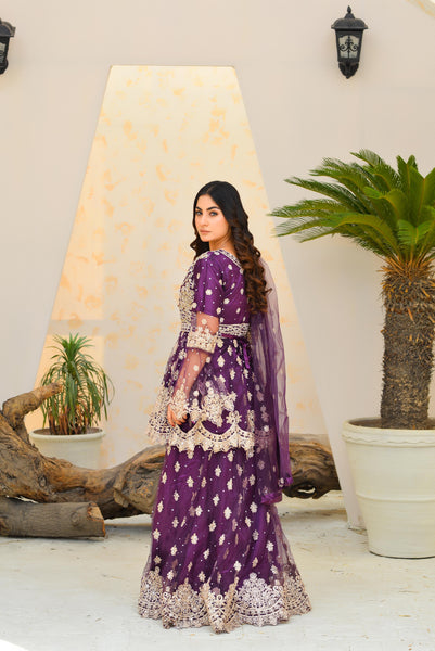 Purple Lengha 786