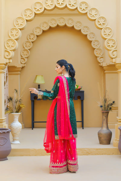 Mehndi Design Palazzo Suits 182