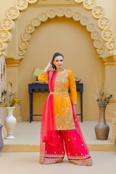 Mehndi Design Palazzo Suits 182