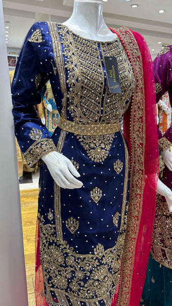 Mehndi Design Palazzo Suits 182