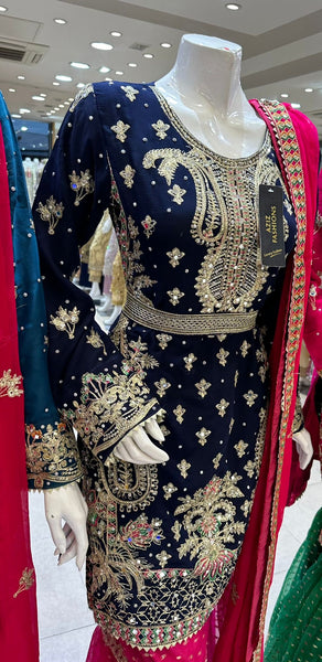 Mehndi Gharara Dresses 320