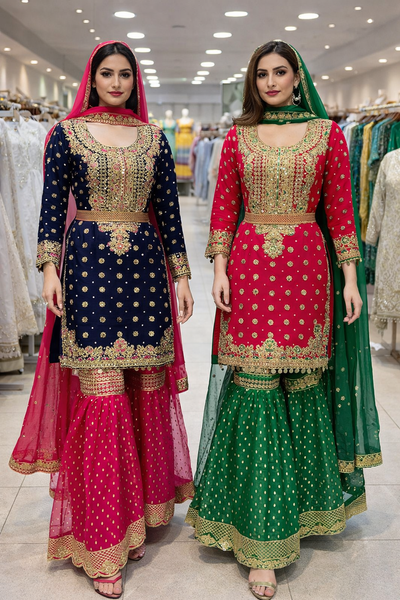 SPECIAL OFFER Mendhi Gharara Suits 318