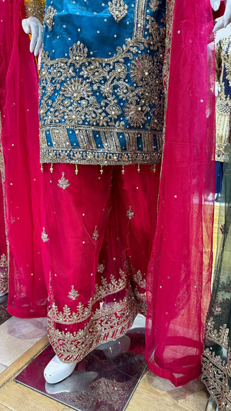 Mehndi Design Palazzo Suits 182