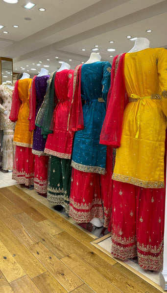 Mehndi Design Palazzo Suits 182