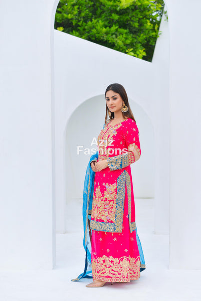 Mehndi Palazzo Suit 325