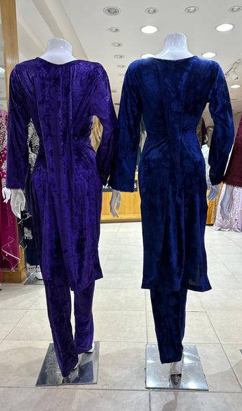 Embossed Velvet Dress GL100