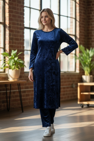 Embossed Velvet Dress GL100