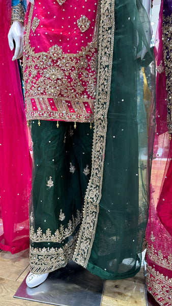 Mehndi Design Palazzo Suits 182