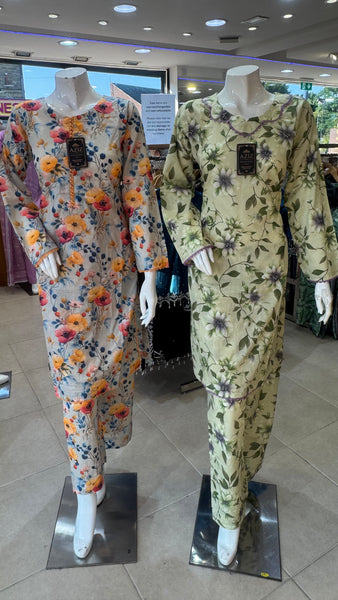 Latest Printed Chinese Cotton Collection 1011 YZ