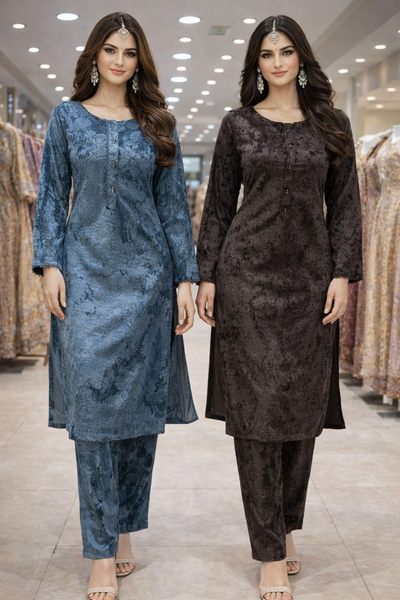 Embossed Velvet Dress GL100