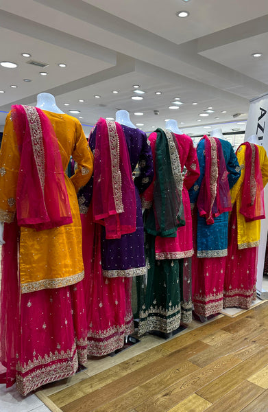 Mehndi Design Palazzo Suits 182