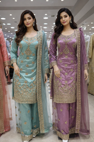 Net Blochi Palazzo Suits 2222