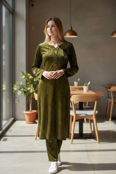 Embossed Velvet Dress GL100