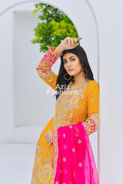 Mehndi Palazzo Suit 325