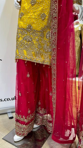 Mehndi Design Palazzo Suits 182