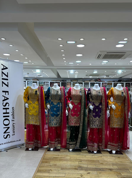 Mehndi Design Palazzo Suits 182