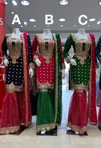 SPECIAL OFFER NEW Gharara Suits 318