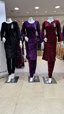 Embossed Velvet Dress GL100