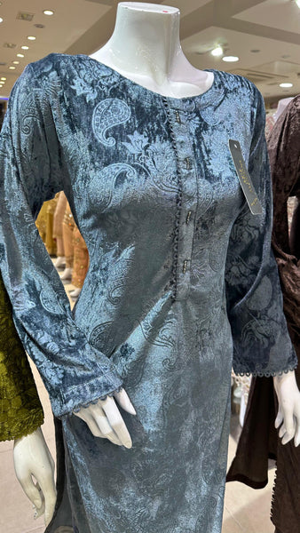 Embossed Velvet Dress GL100