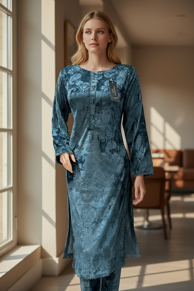 Embossed Velvet Dress GL100