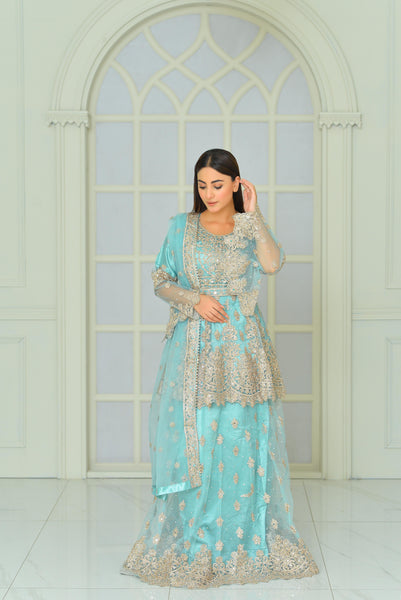 Turquoise Lengha 786