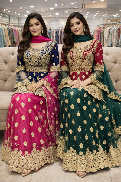SPECIAL OFFER Mendhi Lengha Dresses 786