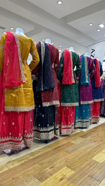 Mehndi Design Palazzo Suits 182