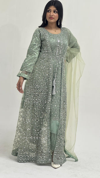 JACKET With Long Maxi Dress 7778