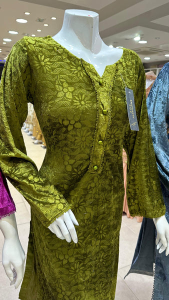 Embossed Velvet Dress GL100