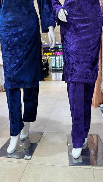 Embossed Velvet Dress GL100