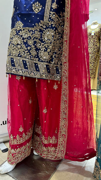 Mehndi Design Palazzo Suits 182