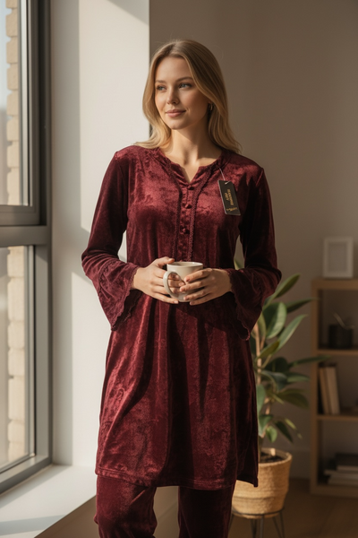 Embossed Velvet Dress GL100