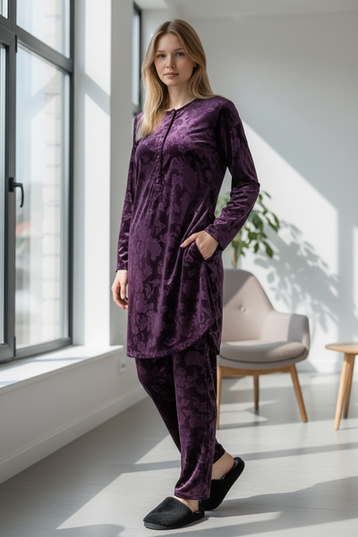 Embossed Velvet Dress GL100