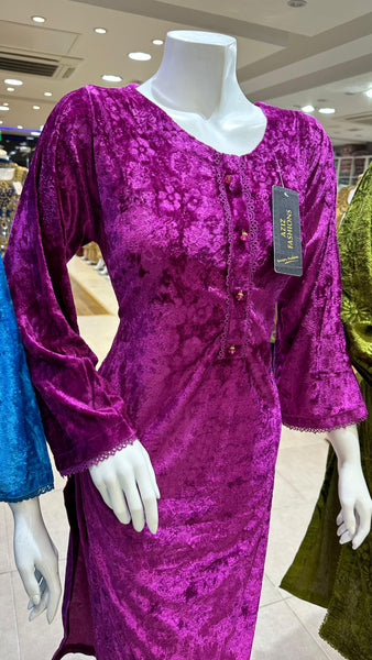 Embossed Velvet Dress GL100