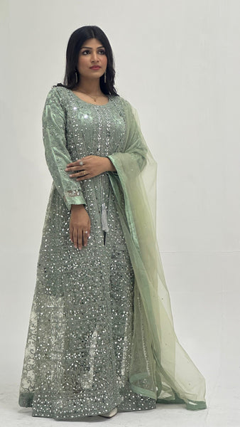 JACKET With Long Maxi Dress 7778