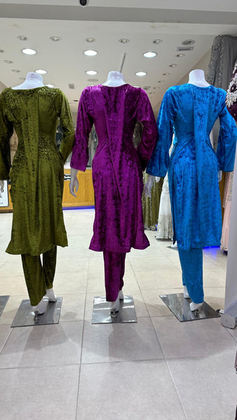 Embossed Velvet Dress GL100