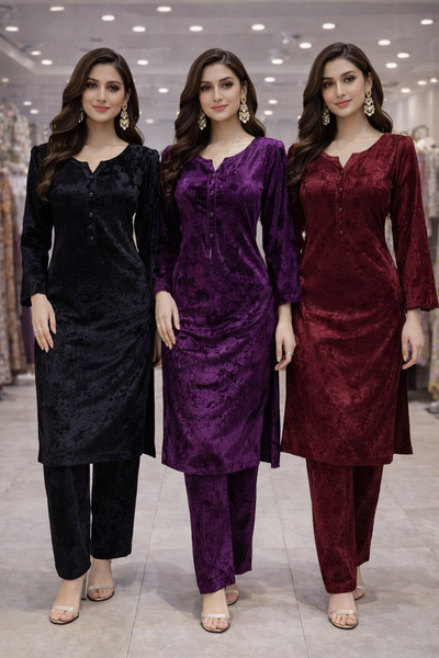 Embossed Velvet Dress GL100