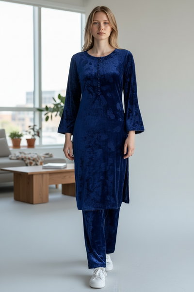 Embossed Velvet Dress GL100