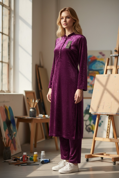 Embossed Velvet Dress GL100