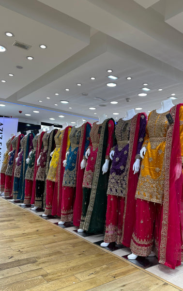 Mehndi Design Palazzo Suits 182