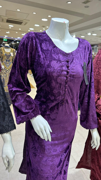 Embossed Velvet Dress GL100