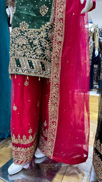 Mehndi Design Palazzo Suits 182