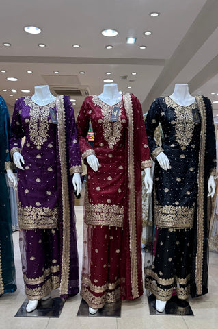 Net Blochi Palazzo Suits 519